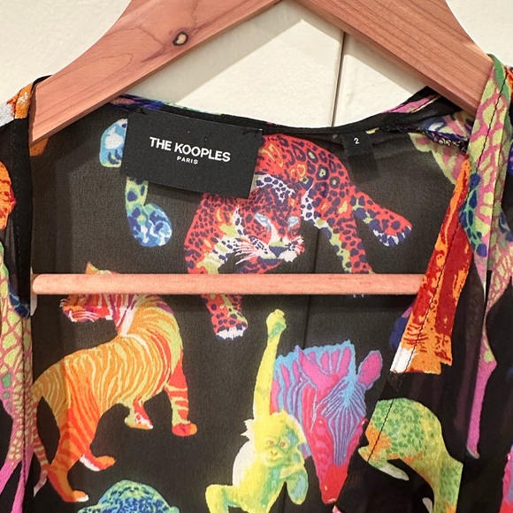 The Kooples, wrap blouse. - Picture 2 of 2